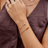 Pulseira Cristal Trevo de Quatro Folhas