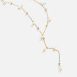 Colar Lariat Pendente Pérola