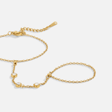 Pulseira de Mão com Cristal Freya