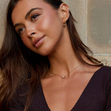Colar Gigi em Cristal e Ouro 18K