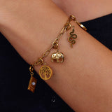 Charm Elefante Ouro