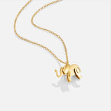 Colar Elefante Dourado