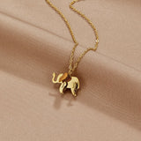 Colar Elefante Dourado