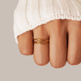 Anel Infinito em Ouro