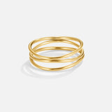 Anel Infinito em Ouro