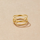 Anel Infinito em Ouro