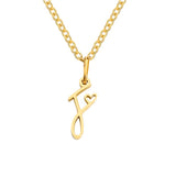 Colar Dourado Letra Coração