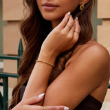 Pulseira de Contas Ouro Lulu
