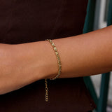 Pulseira Corrente Elo Espiral Ouro