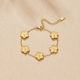 Pulseira Trevo Dourada