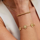 Pulseira Trevo Dourada