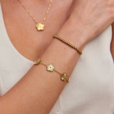 Pulseira Trevo Dourada