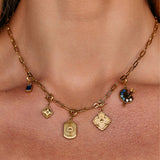 Charm Folha Trevo Dourado