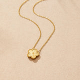 Colar Trevo Dourado