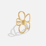 Anel Flor Margarida Dourado