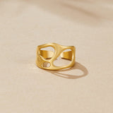 Anel Oco Sonho Dourado