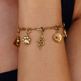 Charm Cobra Dourada