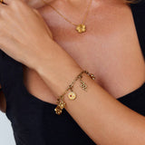 Charm Cobra Dourada