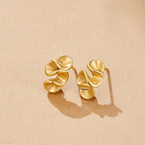 Brincos Pendente Espiral Dourados