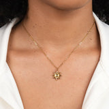 Colar Sol Dourado