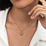 Colar Sol Dourado