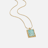 Colar Pendente de Amazonite Verde