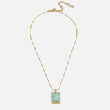 Colar Pendente de Amazonite Verde