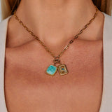 Charm Pedra Amazonite Verde