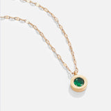 Colar Athena Cristal Verde