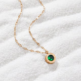 Colar Athena Cristal Verde