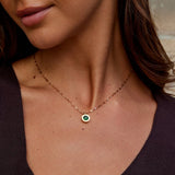 Colar Athena Cristal Verde
