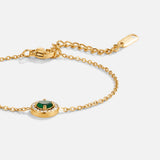 Pulseira Cristal Esmeralda Verde