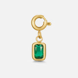 Charm Cristal Esmeralda Verde