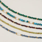 Pulseira de Contas Peridoto Verde