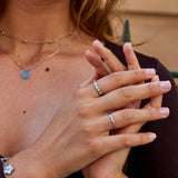 Hera Silver Crystal Ring
