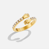 'Abraça-me Para Sempre' Anel Ouro 18K