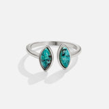 Anel Envolvente Prata Jade Verde