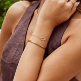 Pulseira Kaia Redonda com Cristal