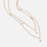 Colar em Camadas com Pendente de Pérola Kayla