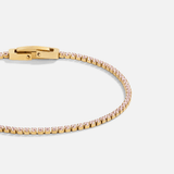 Pulseira Cristal Rosa Ouro Kiera