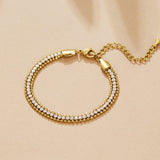 Pulseira Adison em Camadas com Cristal