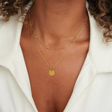 Layered Disc Necklace