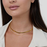 Colar em Camadas de Ouro 18K Layla