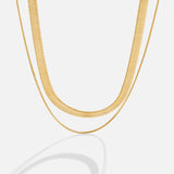 Colar em Camadas de Ouro 18K Layla