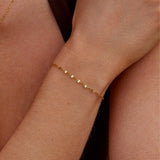 Pulseira Corrente Ouro Leila