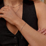 Pulseira Leila em Corrente de Prata