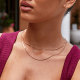 Colar Dourado em Camadas Leona