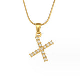 Colar Charm Pérola com Letra