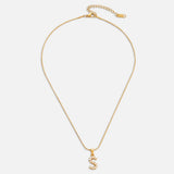 Colar Charm Pérola com Letra