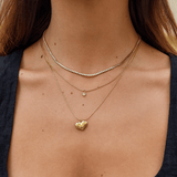 Cordelia Colar de Cristal Dourado